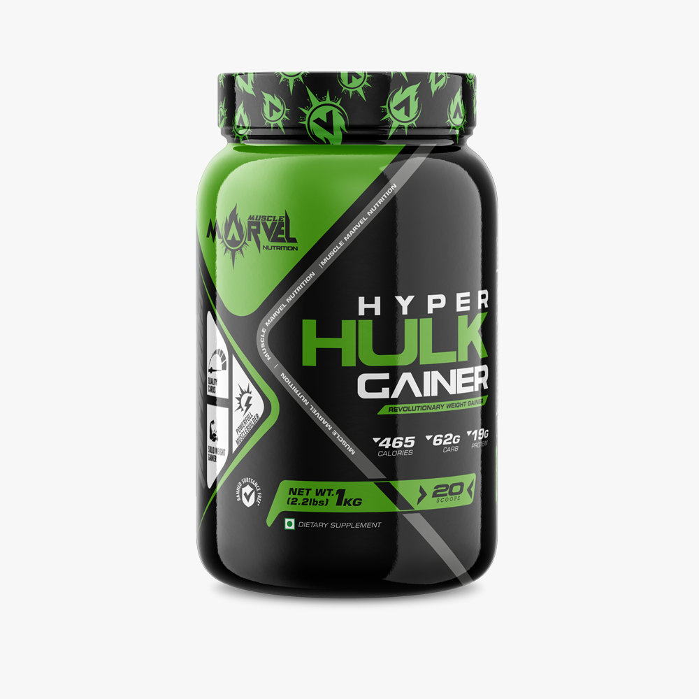 Hyper Hulk Gainer 1kg, 2.2lbs