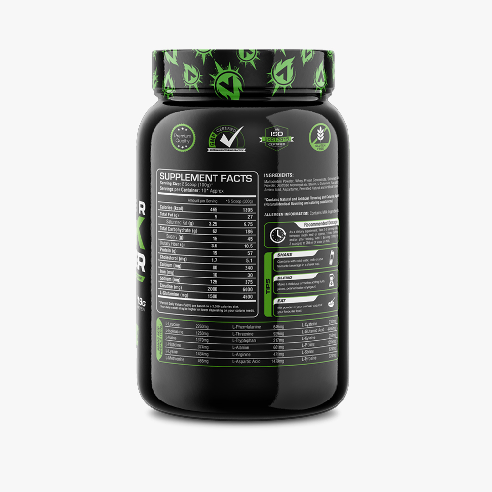 Hyper Hulk Gainer 1kg, 2.2lbs - Image 3