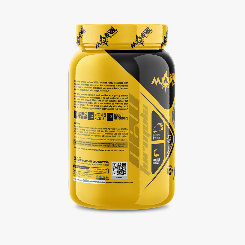 100% Whey Protein 1kg, 2.2lbs - Image 3