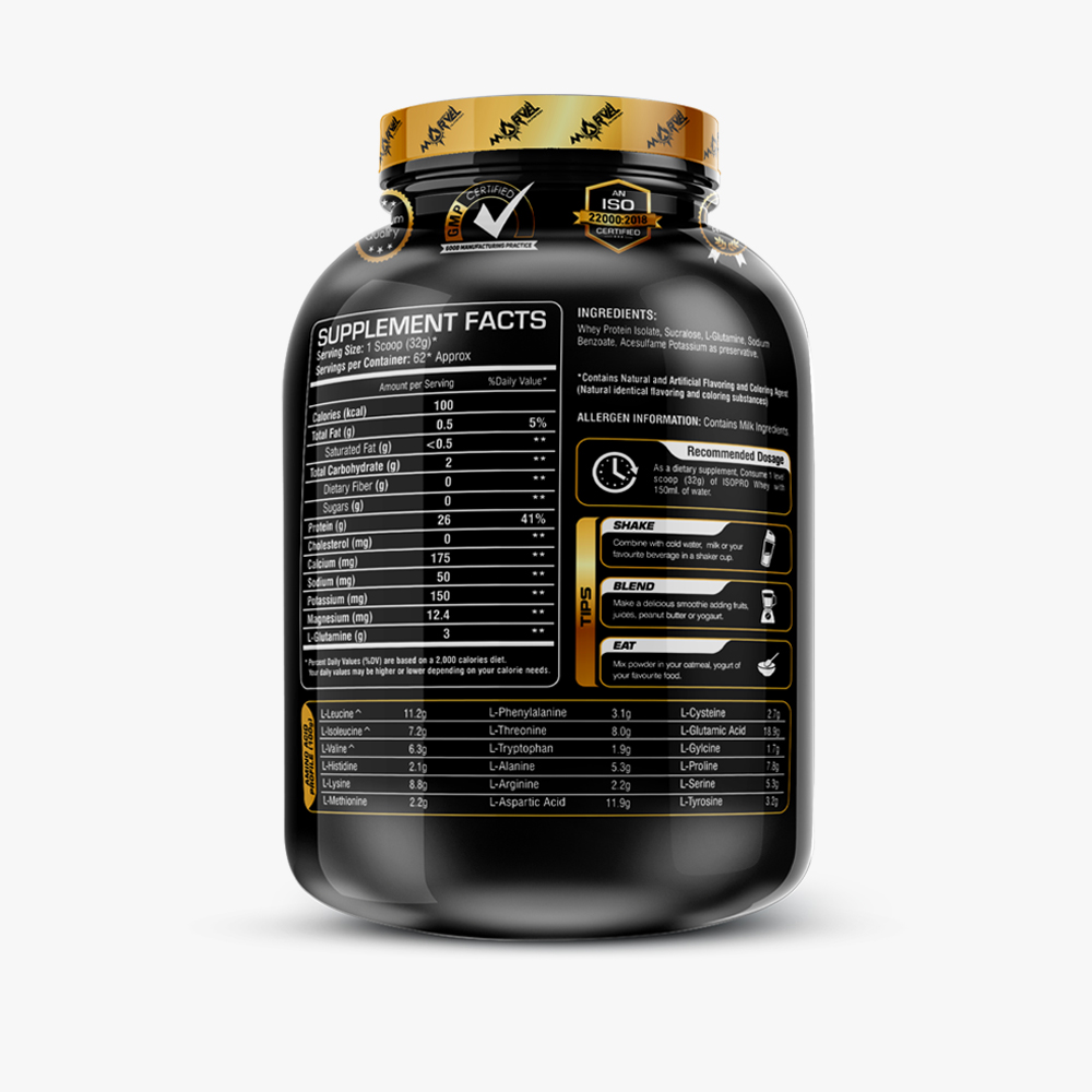 Isopro Whey Protein 2kg, 4.4lbs - Image 3